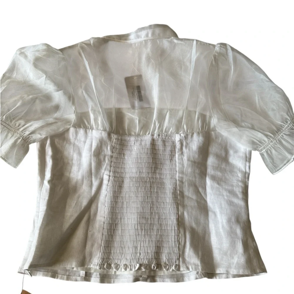 Reformation Button-Up Blouse
